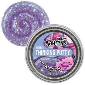 Matty's Toy Stop packaging shot of the three mini putty tins set