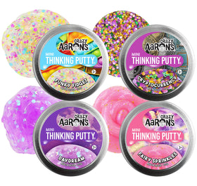 Matty's Toy Stop Crazy Aaron's Funky Fidget mini tin for tactile play and on-the-go focus.