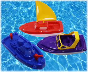 Matty's Toy Stop sailboat red for bath time adventures and imaginative sailing