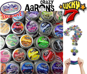 Matty's Toy Stop Lucky 7 mini tins—easy to gift and perfect for party favors.