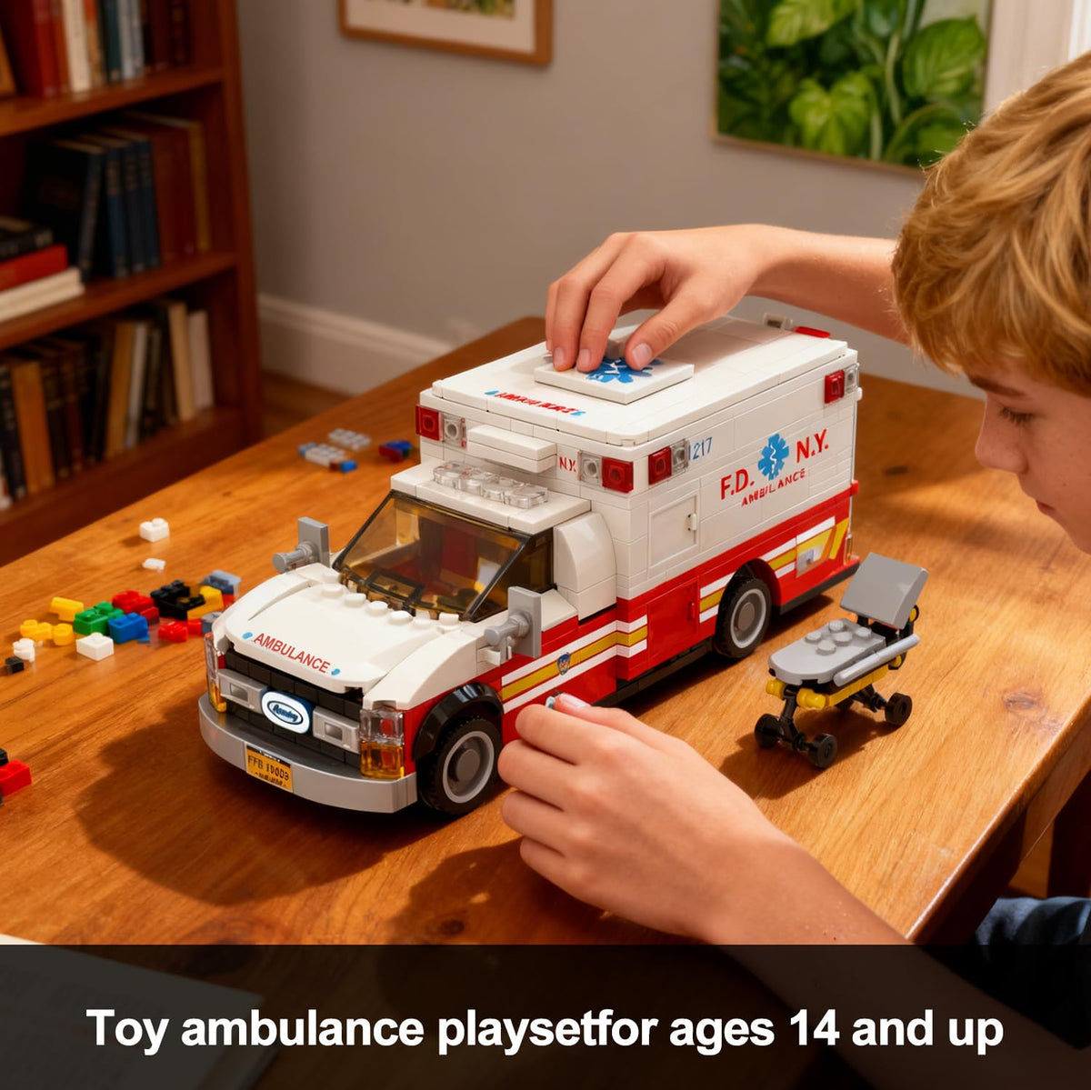 Mavo brix ambulance display silhouette ideal for desk decor