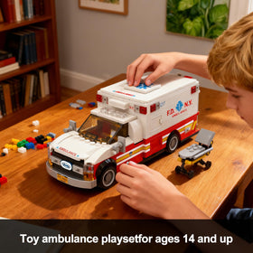 Mavo brix ambulance display silhouette ideal for desk decor