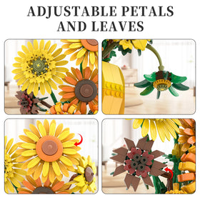 Mavo brix bendable stems and petals enable dynamic bouquet shaping