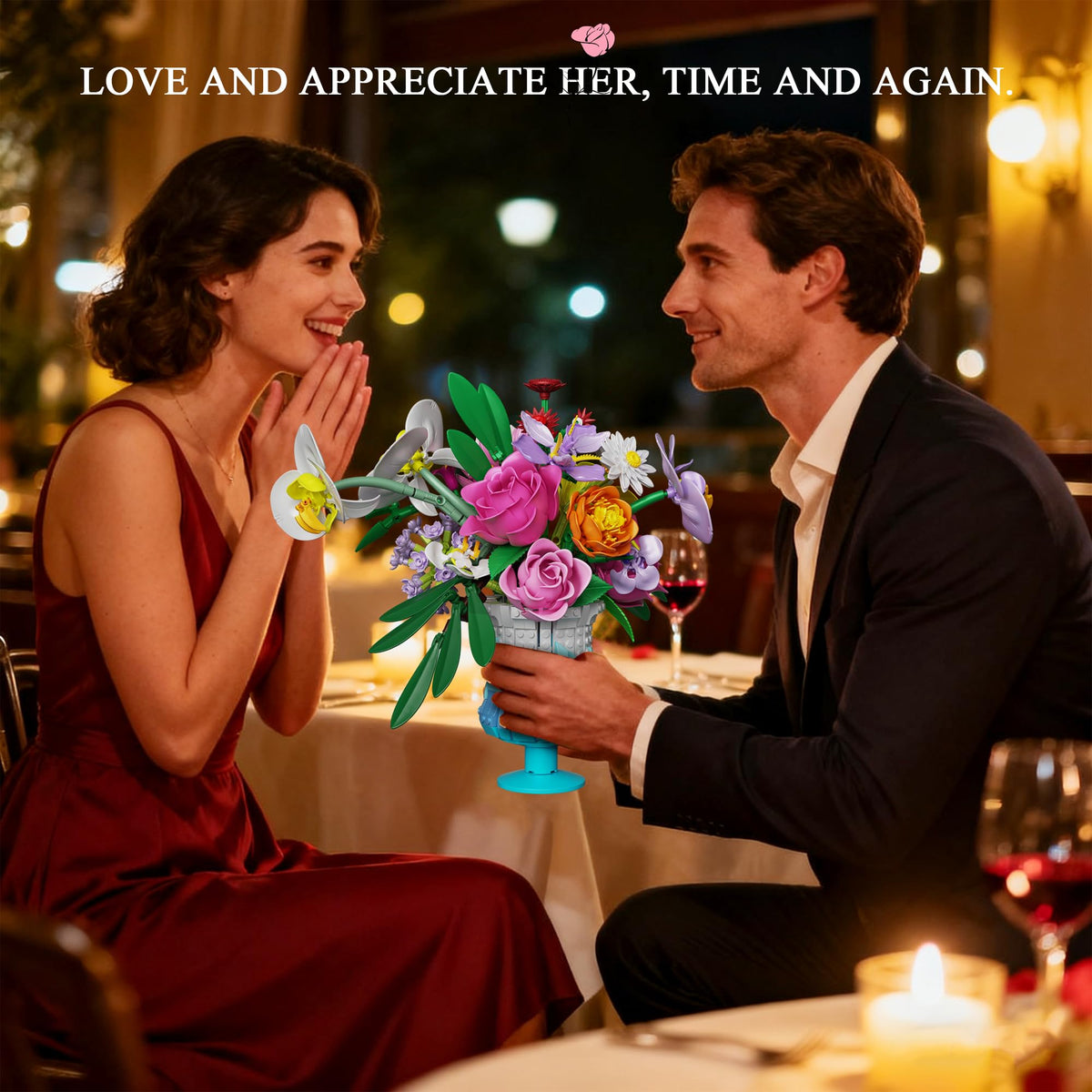 Mavo brix lifelike blossoms mix 14 varieties for a sophisticated, evergreen decor piece.