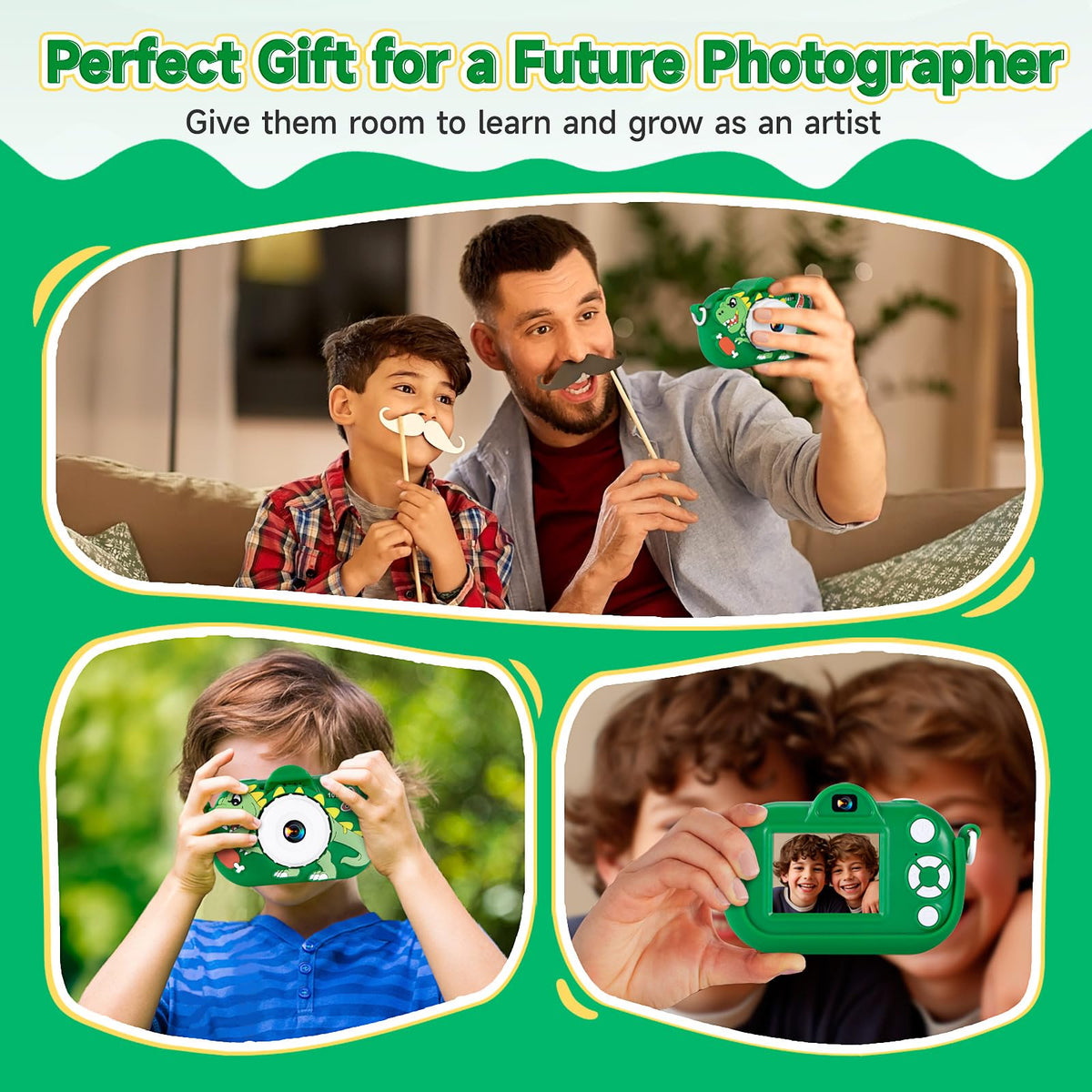 MAVOKIS camera offers easy-to-use controls and compact size for kids.
