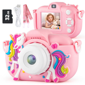 MAVOKIS Kids Camera front lens selfie for easy self-portraits and shareable moments.