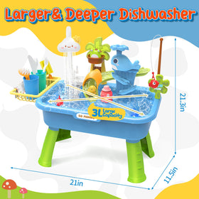 Max and Deril water park animals create colorful storytelling moments.