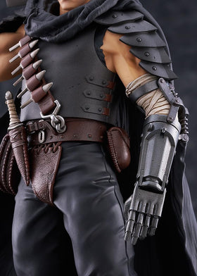 Max Factory Berserk Guts close-up sculpt reveals fine textures and armor details