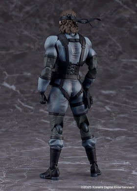 Max Factory Solid Snake chest articulation enables dynamic action poses.