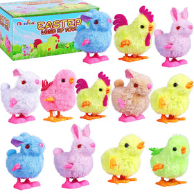 Max Fun Easter wind-up chick jumping for egg hunt