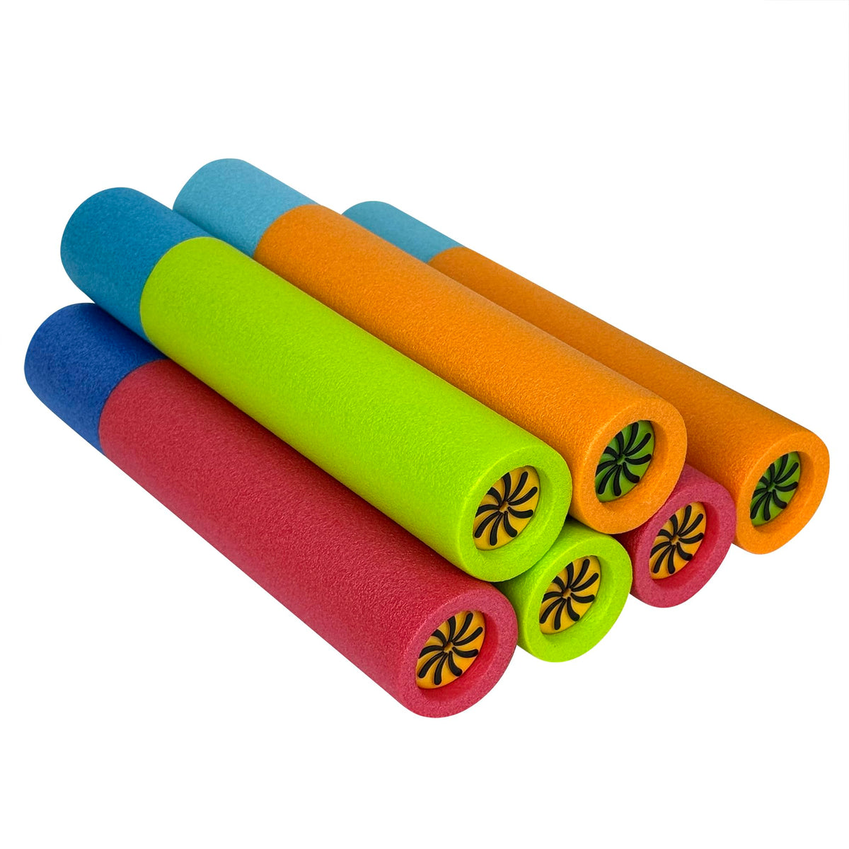 MAX LIQUIDATOR 6-pack water blaster set, colorful collection perfect for group pool play.