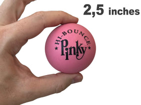 MAXFLO Pinky ball in mid-air showing its high bounce for active play.