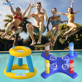 Max Fun family-friendly pool toys set for summer fun.