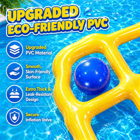 Max Fun Tic-Tac-Toe balls enable interactive pool fun for all ages.