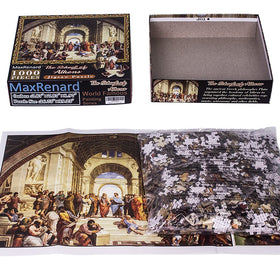 MaxRenard box and piece set showing packaging and 1000-piece content.