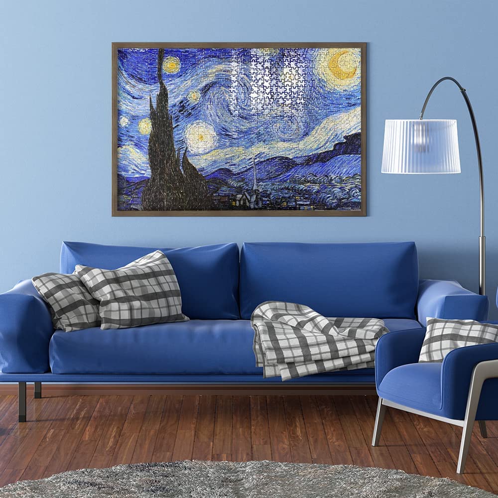 MaxRenard Starry Night puzzle on recycled cardboard.