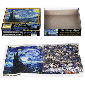 MaxRenard Starry Night puzzle surface film preserves color.