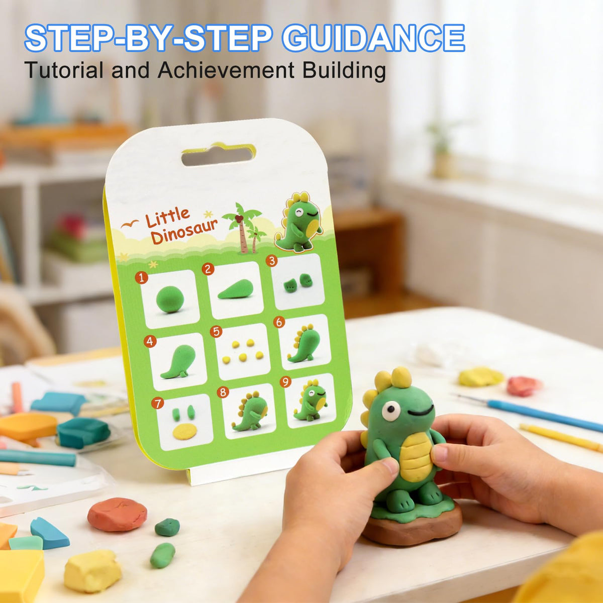 Maxsolve acrylic sheet shown for clean, clear clay impressions during play.