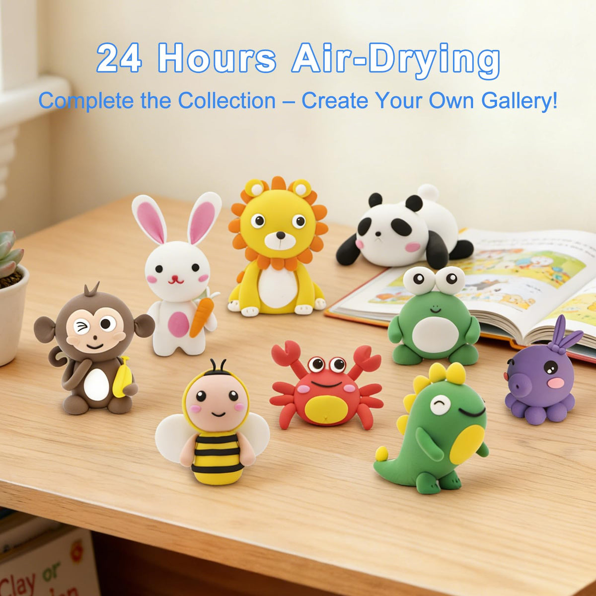 Maxsolve kit tools for kid-friendly sculpting and precise animal modeling.