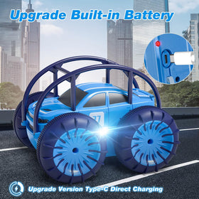 MaxTronic Amphibious RC Car with LED lights for night play
