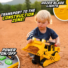 Maxx Action dozer lights and sounds enhance immersive play experiences