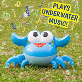 Maxx Bubbles Dancing Crab bubbles stream enhances play and exploration.