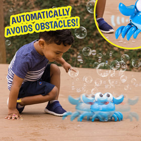 Maxx Bubbles Dancing Crab lights brighten nighttime outdoor play.