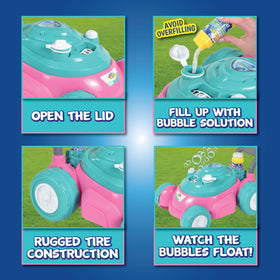 Maxx Bubbles Deluxe requires no batteries for quick bubble fun