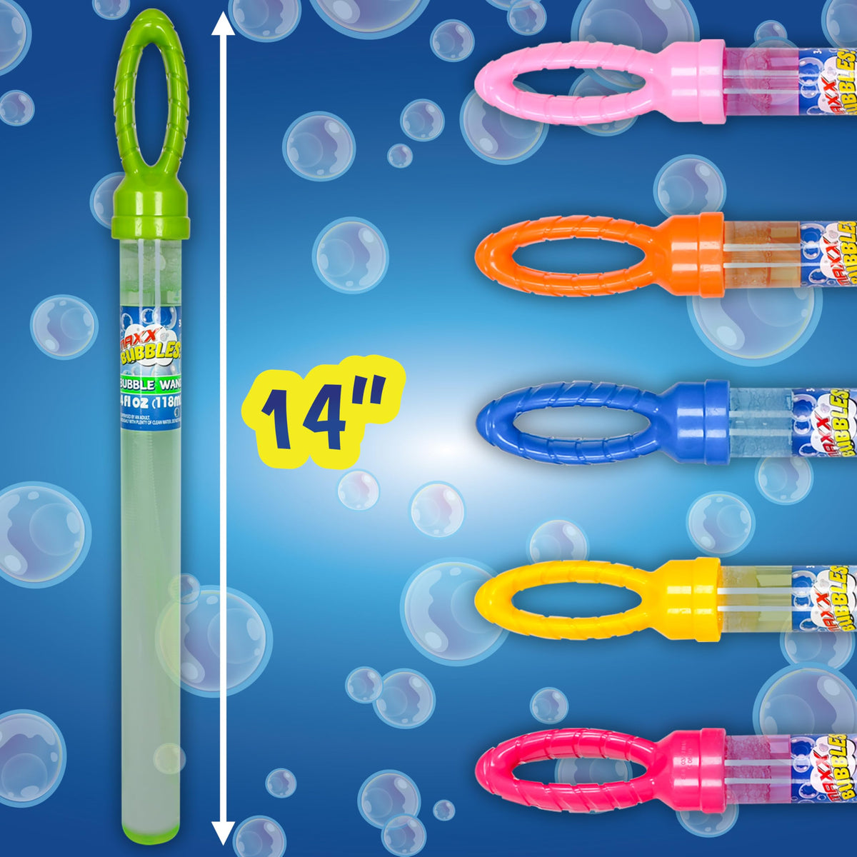 Rainbow wands from Maxx Bubbles spark imaginative bubble adventures for kids.