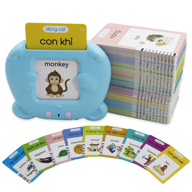 Mayaphilos 510 flash cards displaying Vietnamese and English word pairs for bilingual practice