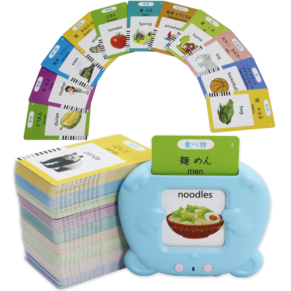 MAYAPHILOS 510 flash cards front view for bilingual learning