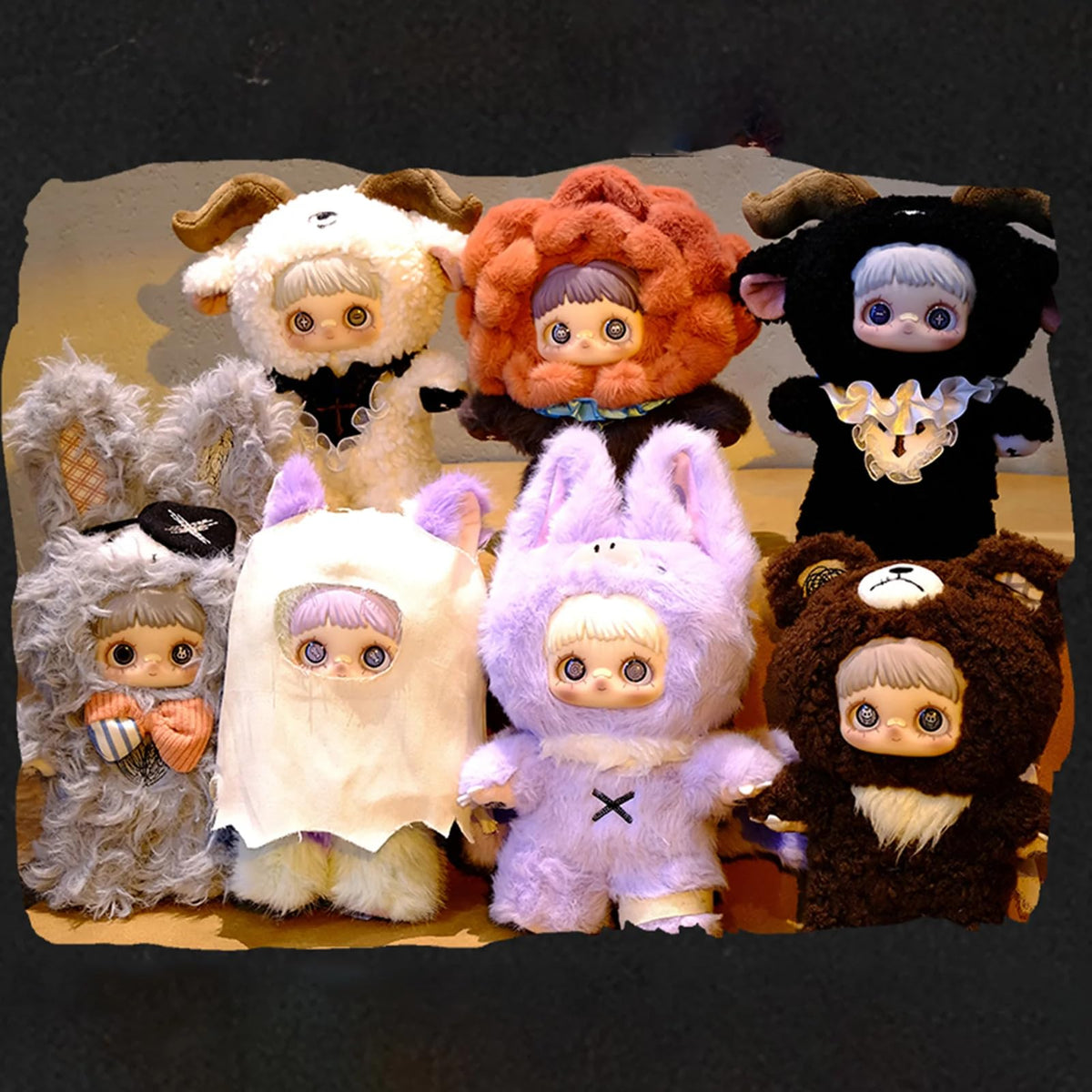 Maymei Dark Forest Crazy Ada plush with bold embroidery and expressive features