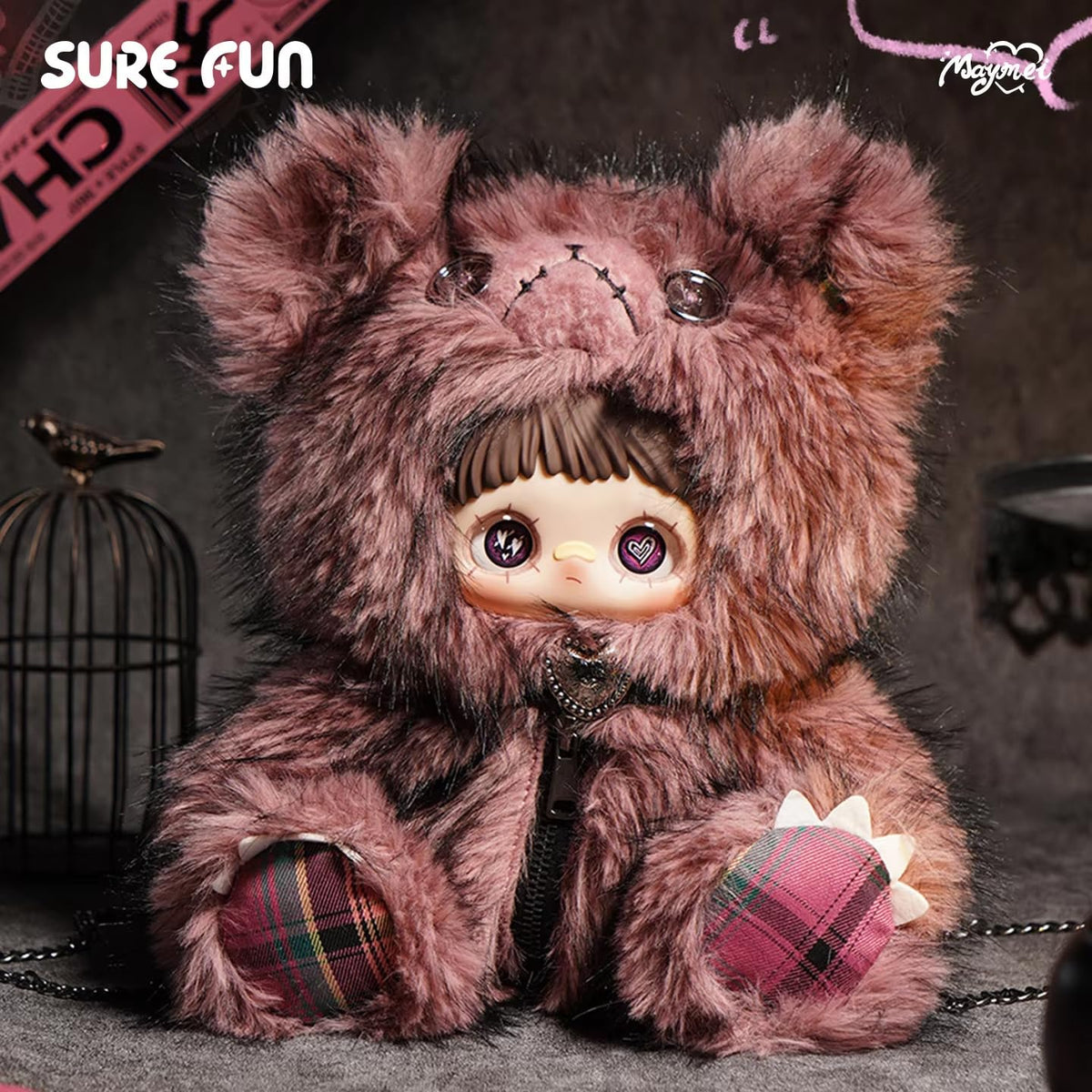 Maymei Rebel Doll collection display for teens and adults