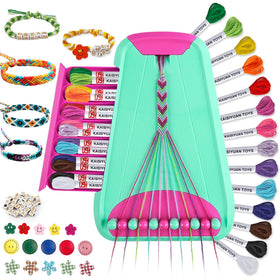 Maynacs bracelet maker board keeps crafting organized and easy for kids