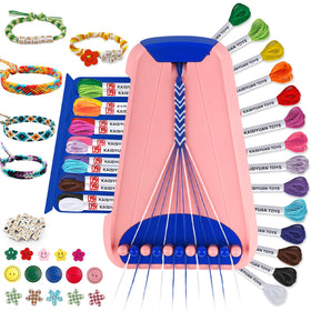 Maynacs friendship bracelet maker board keeps threads organized for easy crafting