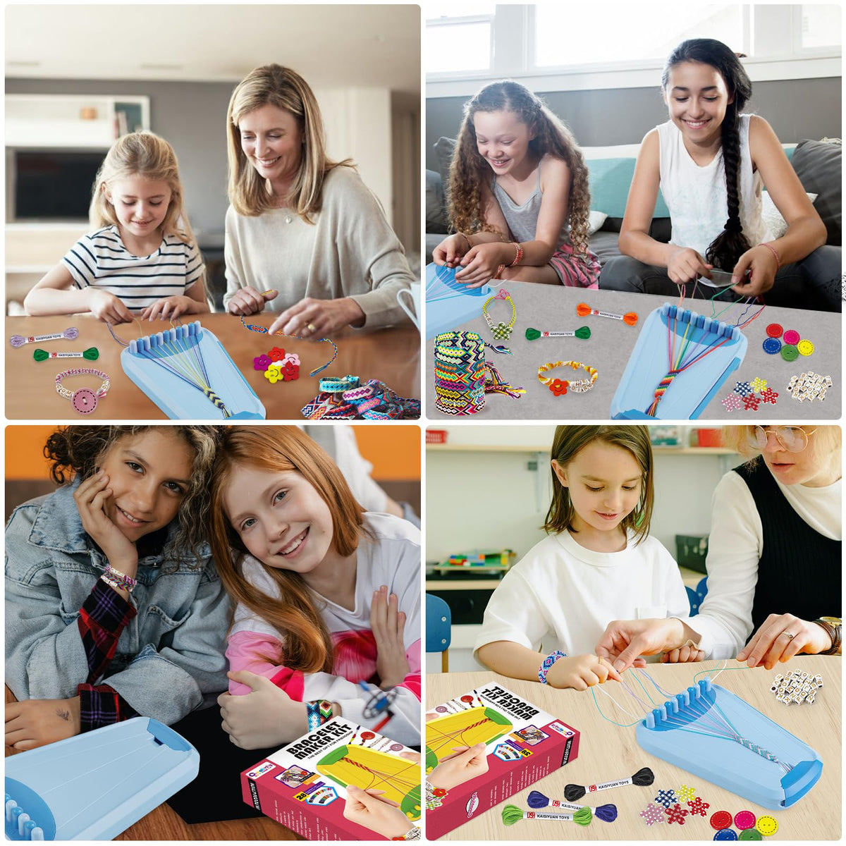Maynacs letter beads closeup for spelling names with multiple letter options