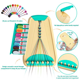 Maynacs non-slip pads keep the work surface stable during crafting.