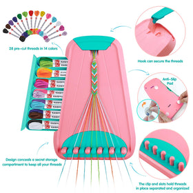 Maynacs thread colors assortment enables vibrant, personalized bracelet designs.