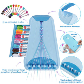 Maynacs threads and beads collection with vibrant colors for custom designs