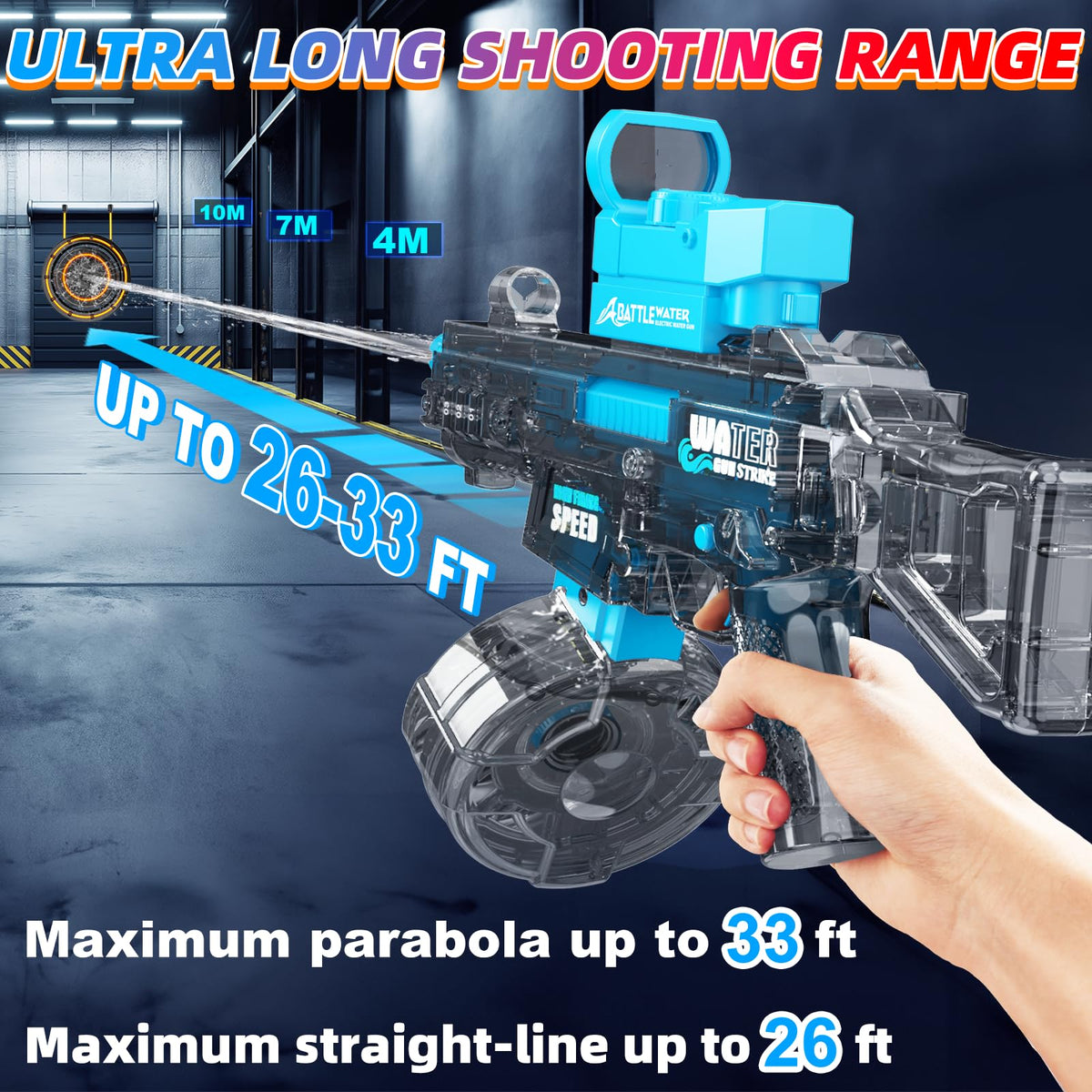 Maysida 500cc water tank supports longer playtime between refills