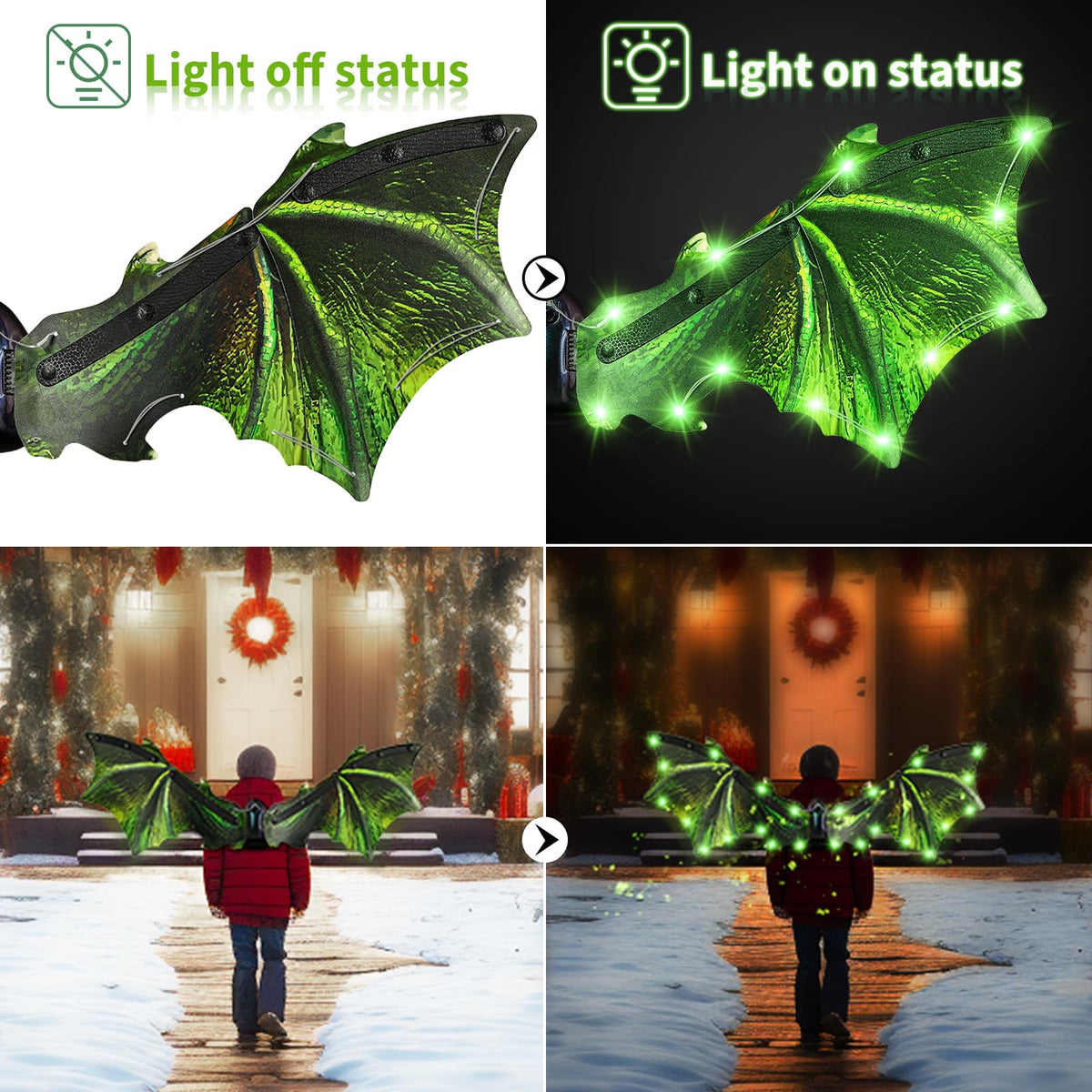 Maysida dragon wings with sound effects to enhance role play