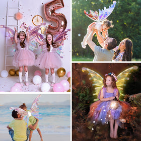 Maysida Fairy Wings with built-in music for interactive play