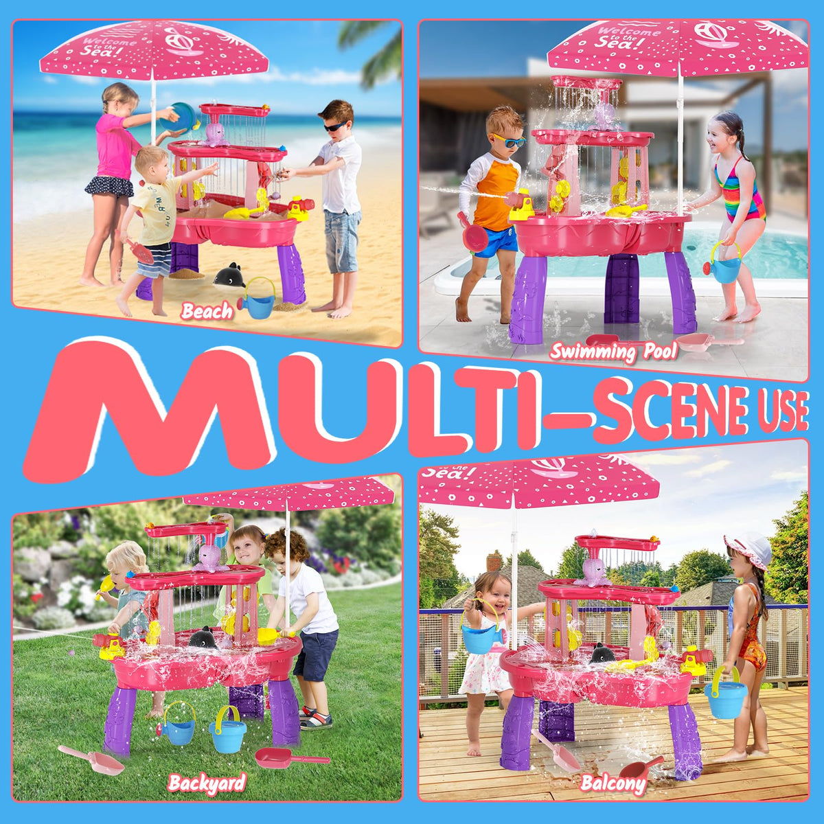 Family-friendly outdoor toy that encourages parent-child interaction