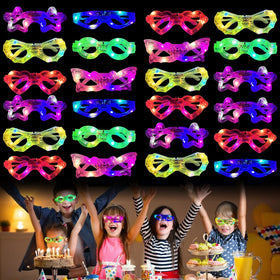 M.best LED glasses spider shape glow for kid-friendly party favors