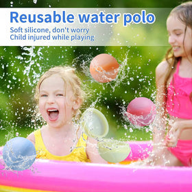 MBKET water balloons used at the beach for splashy backyard fun.