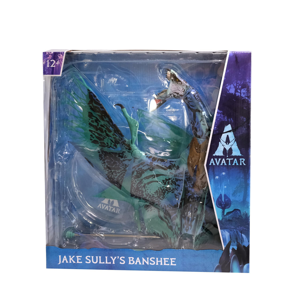 McFarlane Avatar Mega Banshee A1 Jake Sully Bob in dynamic pose for display