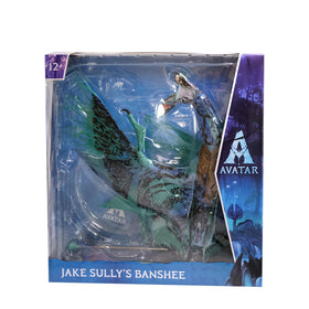 McFarlane Avatar Mega Banshee A1 Jake Sully Bob in dynamic pose for display