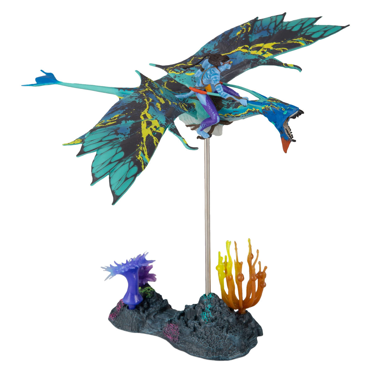 McFarlane Toys Neytiri Banshee Rider figure for dynamic display.