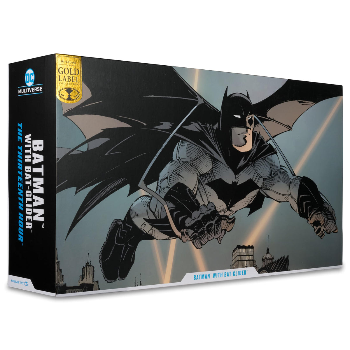 McFarlane Toys DC Multiverse Batman Gold Label edition enhances collector shelf presence