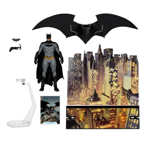 McFarlane Toys DC Multiverse Batman Grapple launcher adds dynamic launch-ready poses